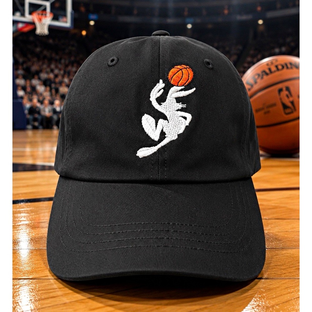 Space Jam 30th Anniversary Bugs Bunny Black Adjustable Baseball Cap One Size